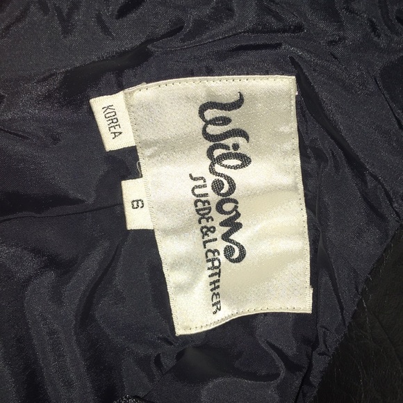 Wilson suede & leather pencil skirt - Picture 3 of 5